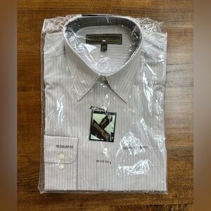 NWT Boulevard Club pin stripe Men's Shirt, 15 1/2